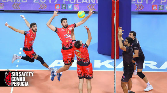 PERUGIA IS WILD! GREAT VICTORY IN ANKARA IN THREE SETS, IN THE DEBUT OF CHAMPIONS LEAGUE POOL E! PERUGIA IS WILD! GREAT VICTORY IN ANKARA IN THREE SETS, IN THE DEBUT OF CHAMPIONS LEAGUE POOL E!
